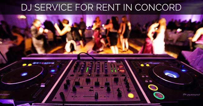 Rent DJ Services Concord